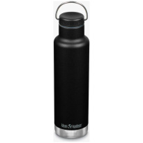 Klean Kanteen Isolatiefles Classic 20oz-592ml-Loop-Cap-Black