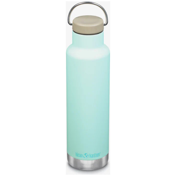 Klean Kanteen Isolatiefles Classic 20oz-592ml-Loop-Cap-BlueTint