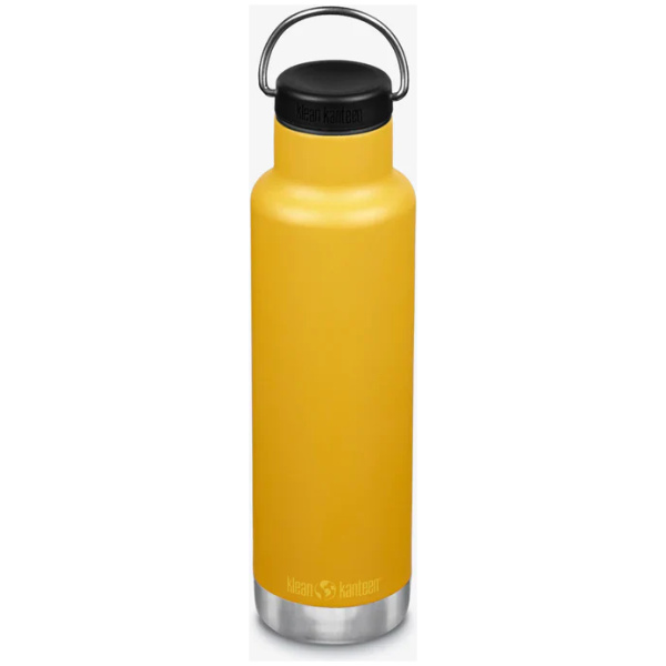 Klean Kanteen Isolatiefles Classic 20oz-592ml-Loop-Cap-MariGold