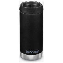 Klean Kanteen Isolatiefles TKWide 12oz-355ml-Cafe-Cap-Black