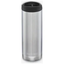 Klean Kanteen Isolatiefles TKWide 16oz-473ml-Cafe-Cap-Silver