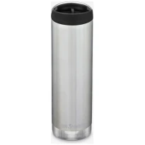 Klean Kanteen Isolatiefles TKWide 20oz-592ml-Cafe-Cap-Silver