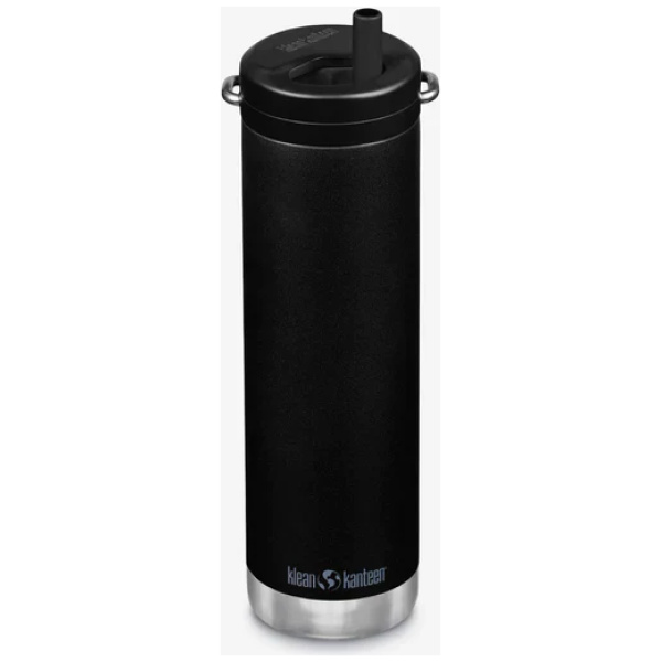 Klean Kanteen Isolatiefles TKWide 20oz-592ml-Twist-Cap-Black