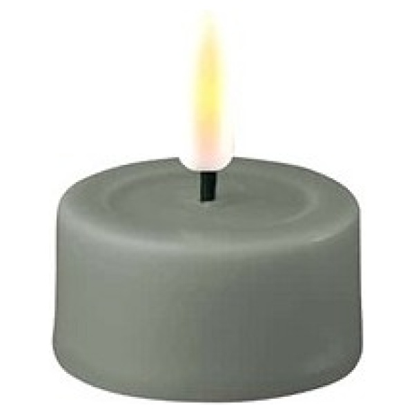 Deluxe Homeart LED Waxinelichtjes-2-stuks-Sage