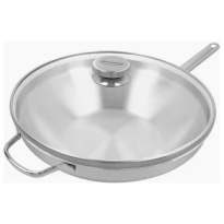 Demeyere Apollo Wok Tegengreep-32cm-Deksel