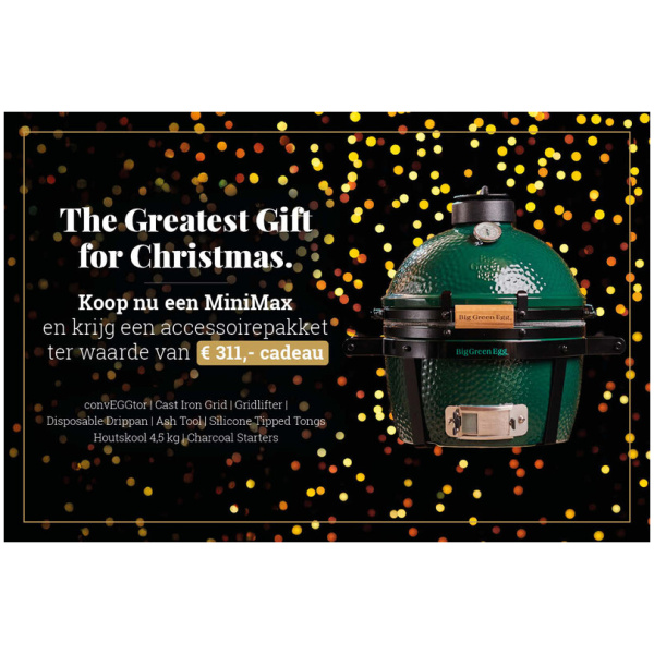 Big Green Egg Minimax Kerstspecial